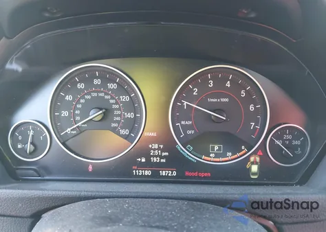 2014 BMW 335I xDrive z USA, uszkodzony, nr VIN WBA3B9C51EP458631